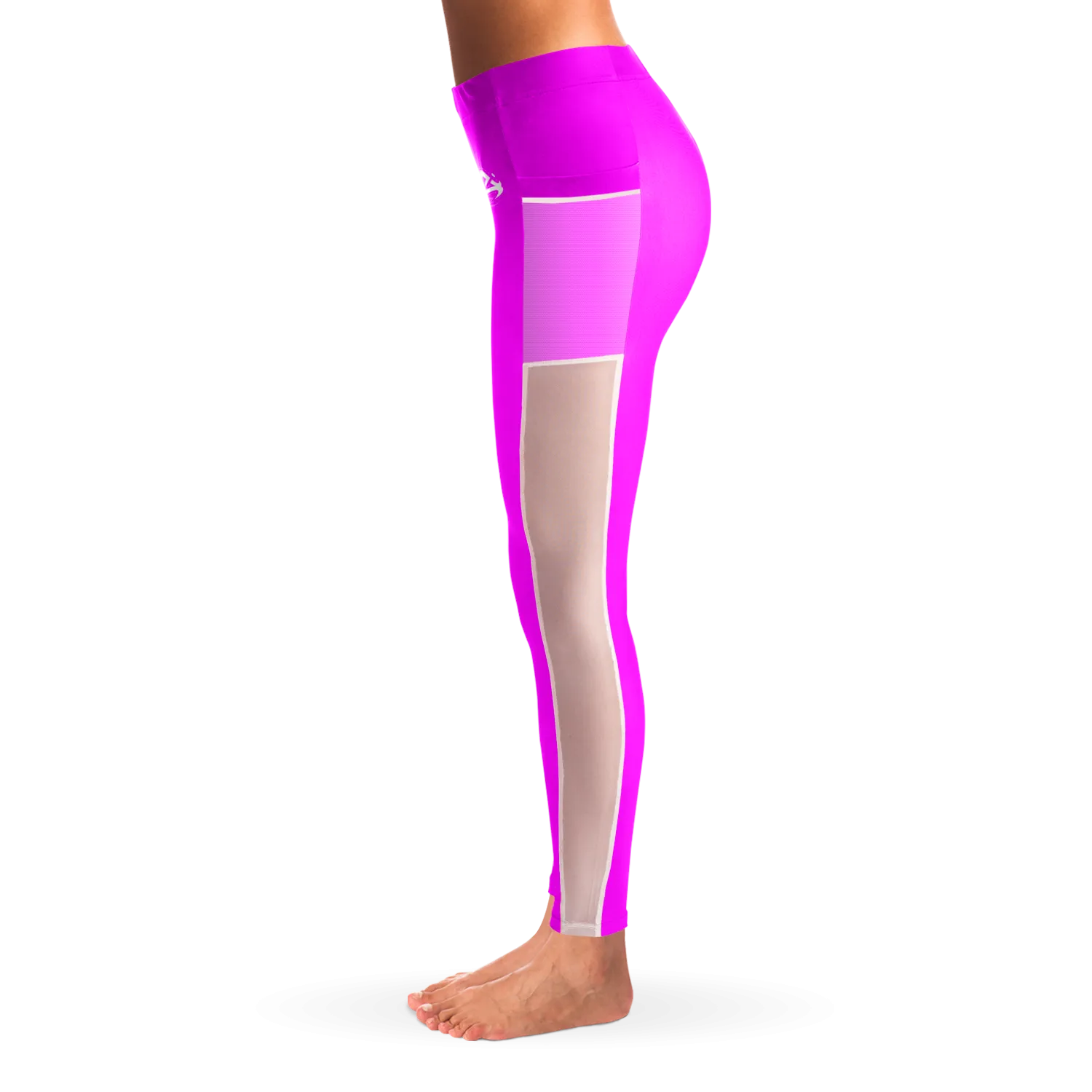 Athletic Apparatus Pink 1 WL V1 Mesh Pocket Legging