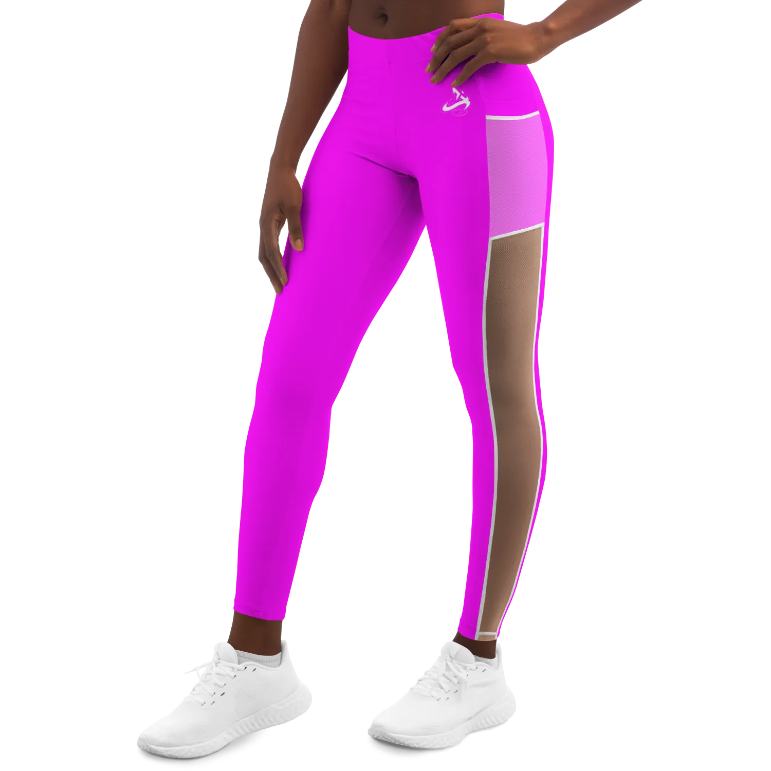 Athletic Apparatus Pink 1 WL V1 Mesh Pocket Legging