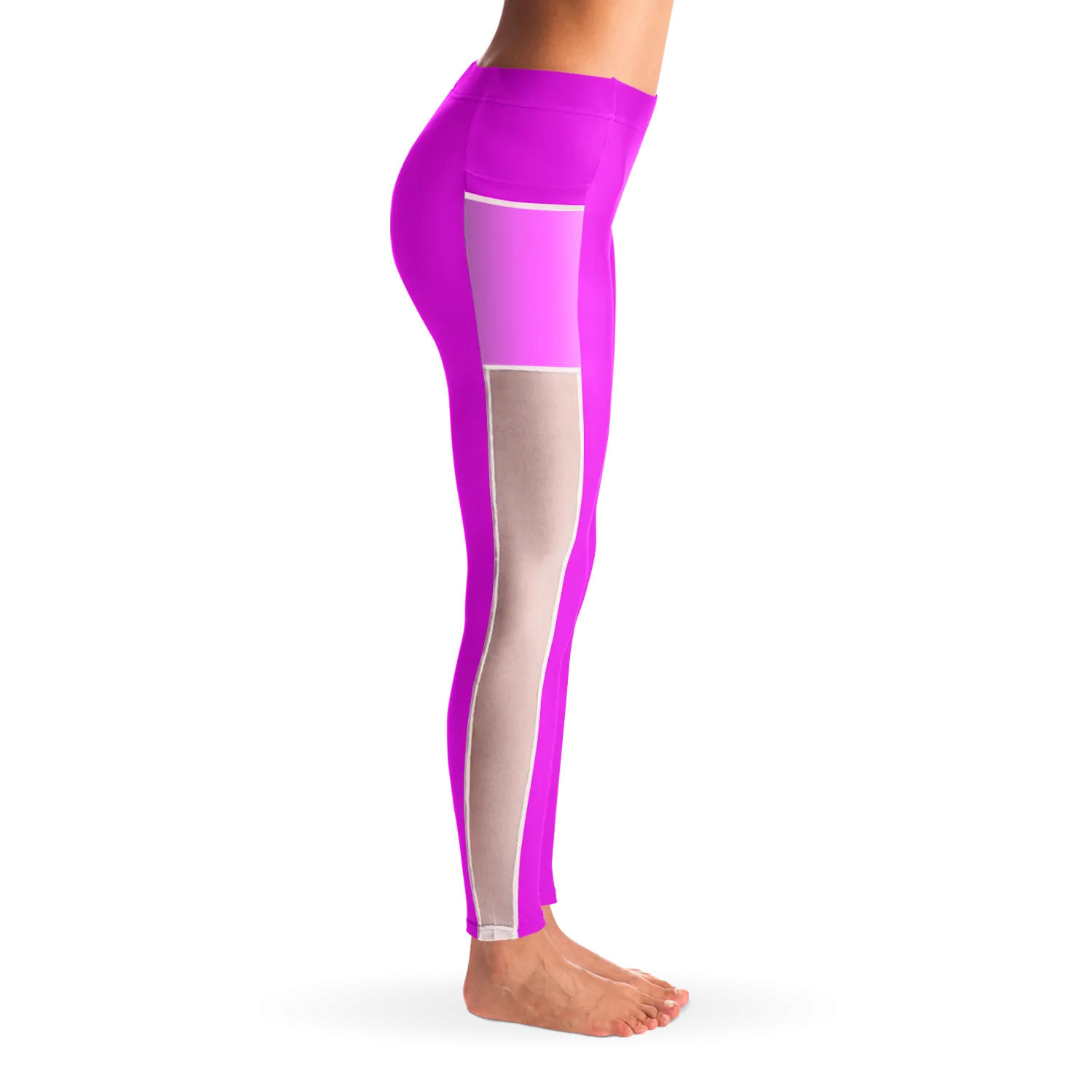 Athletic Apparatus Pink 1 WL V1 Mesh Pocket Legging