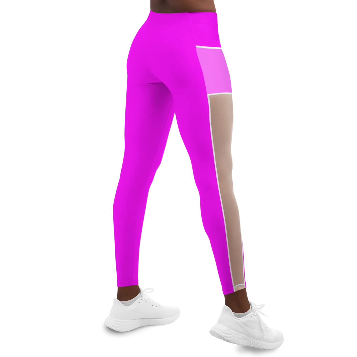 Athletic Apparatus Pink 1 WL V1 Mesh Pocket Legging