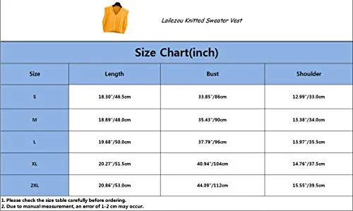Lailezou Women's V-Neck Knit Sweater Vest Solid Color Argyle Plaid Preppy Style Sleeveless Crop Knit Vest Pink
