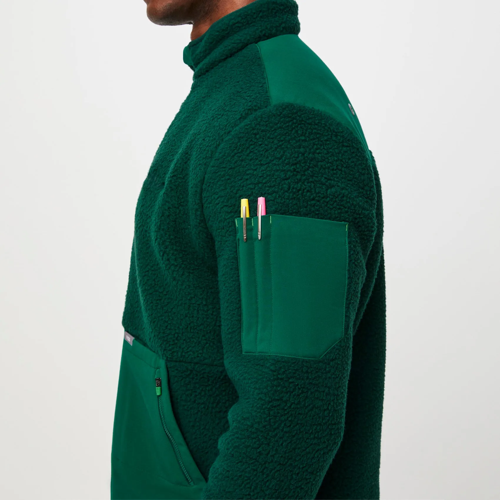 men's Hunter Green On-Shift™ - Sherpa Jacket