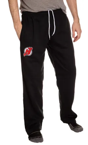 New Jersey Devils Embroidered Logo Sweatpants for Men