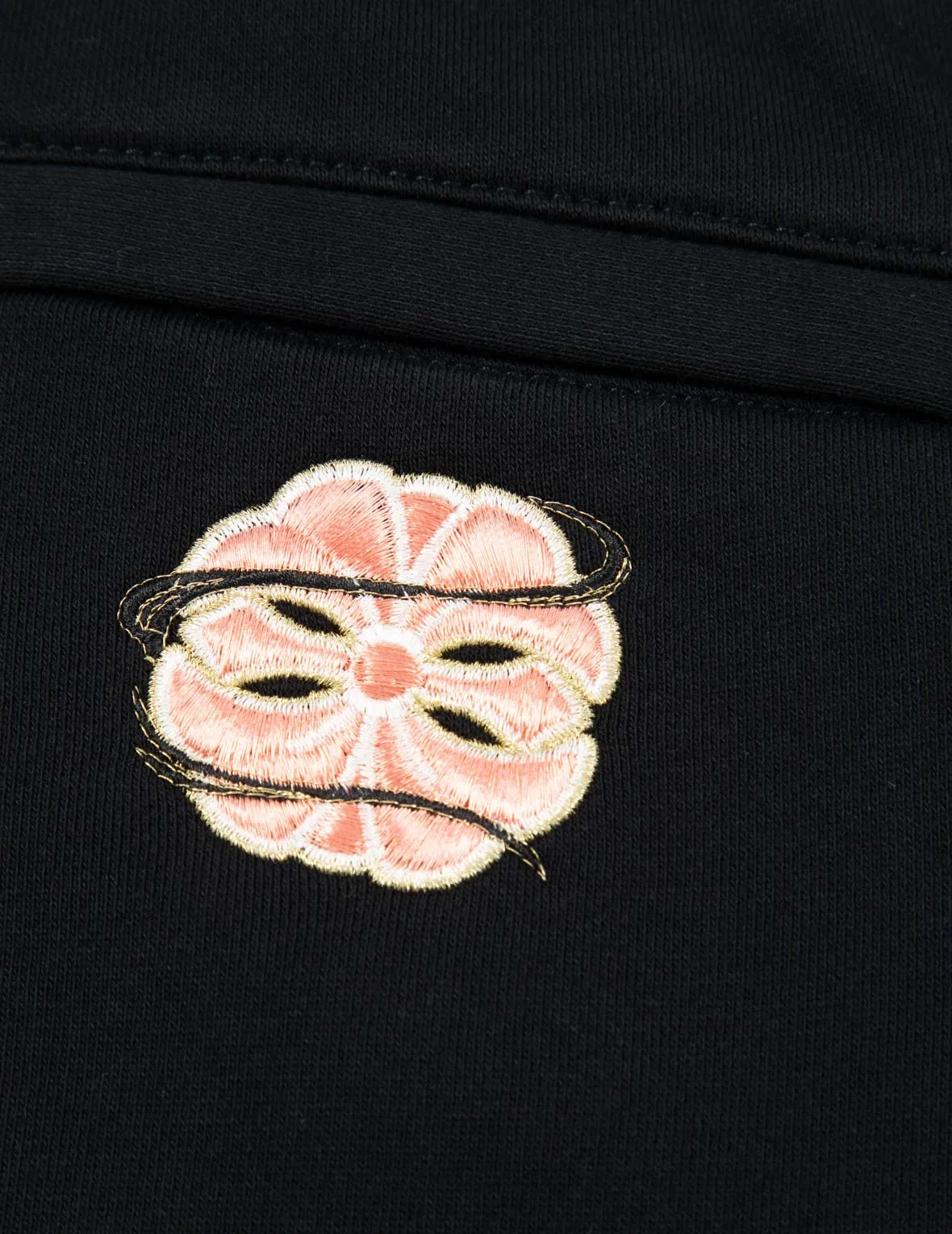 Seagull and Kamon Embroidery Sweatpants