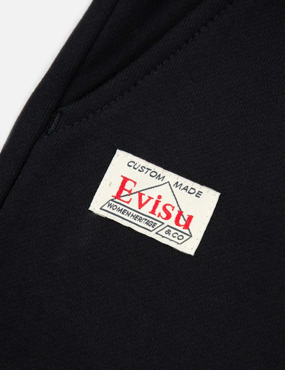 Seagull and Kamon Embroidery Sweatpants