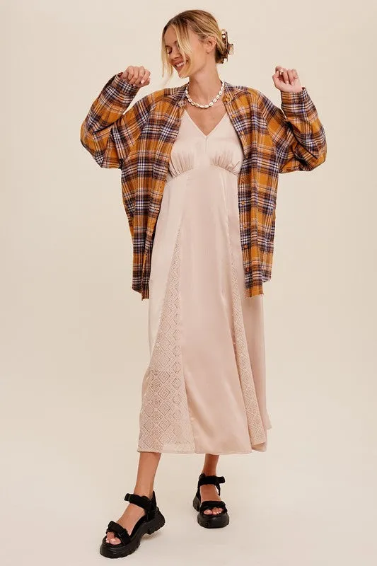 So Plaid Button Up