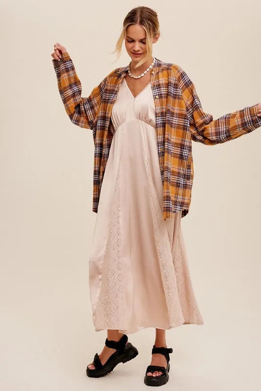 So Plaid Button Up