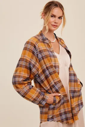 So Plaid Button Up