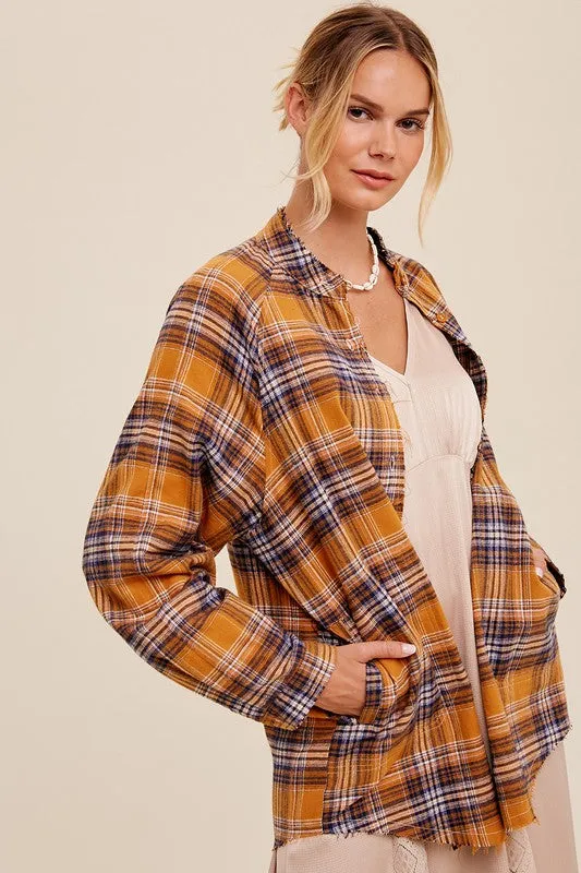 So Plaid Button Up