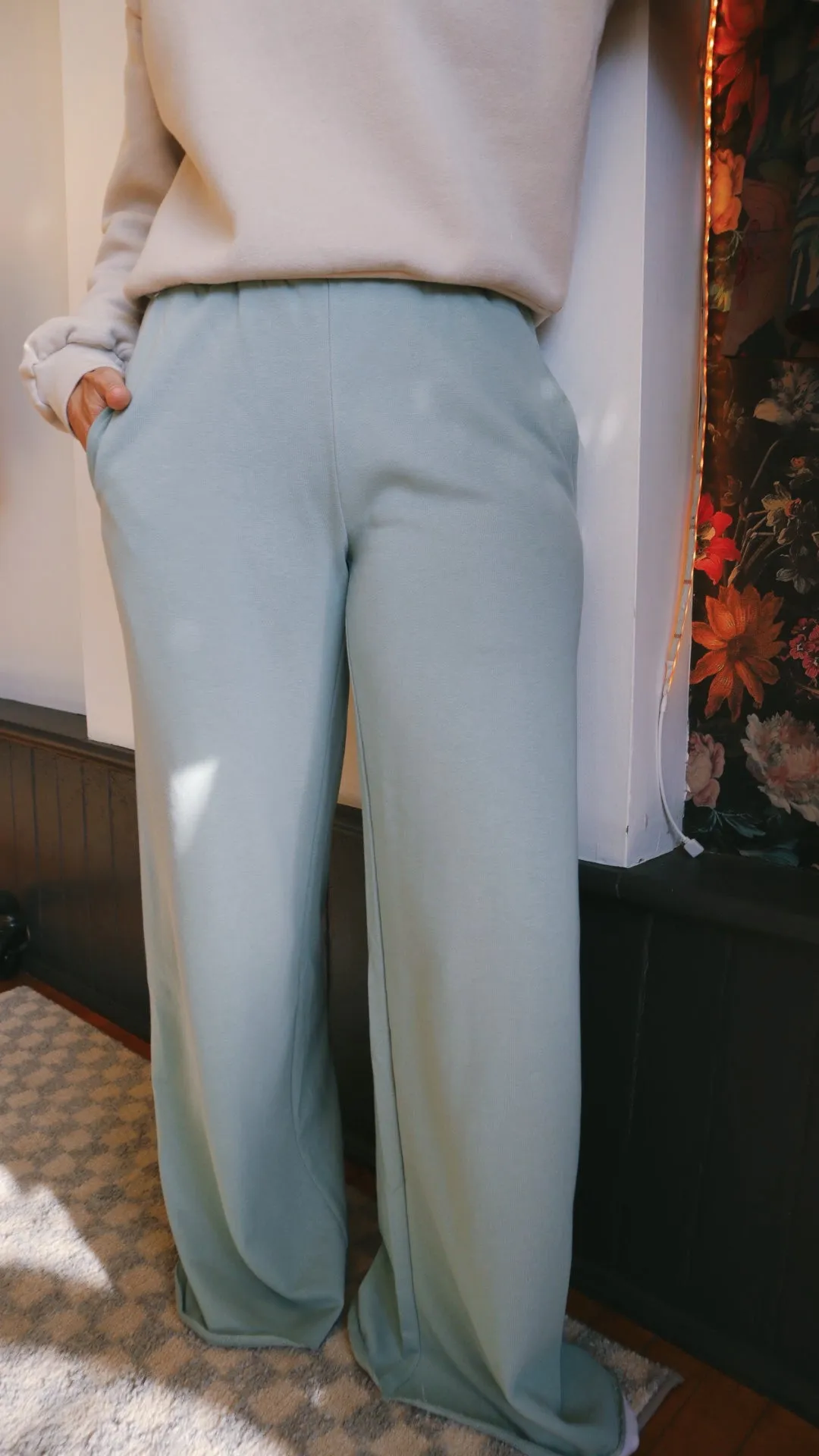 Wide Leg Cotton Sweatpant